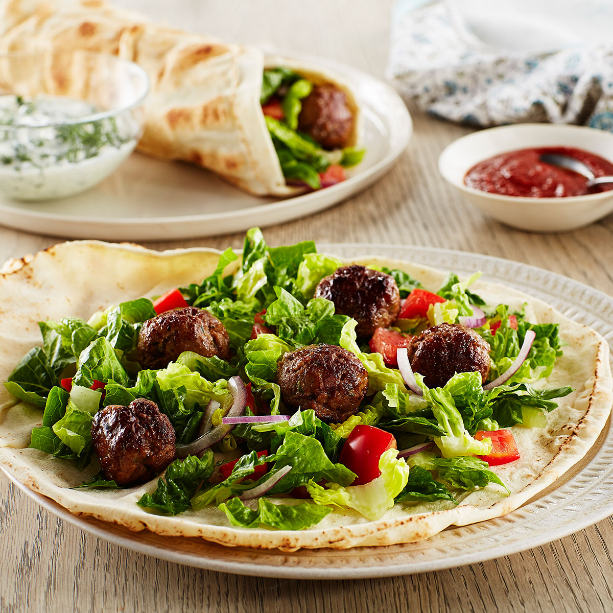 Lamb kofta wraps My Metcash One