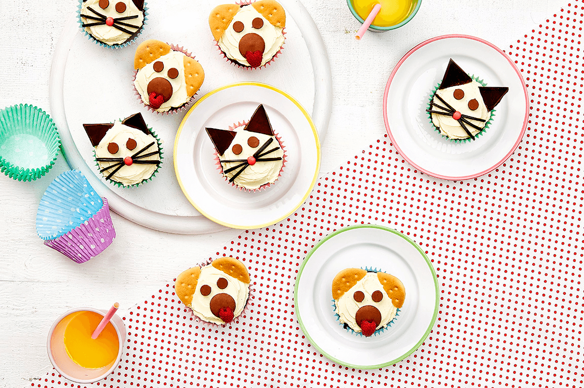 Cat and Dog Cupcakes IGA Family Program
